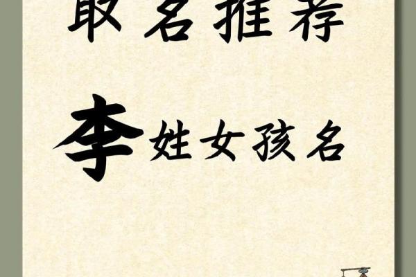 李姓起名技巧与寓意分析