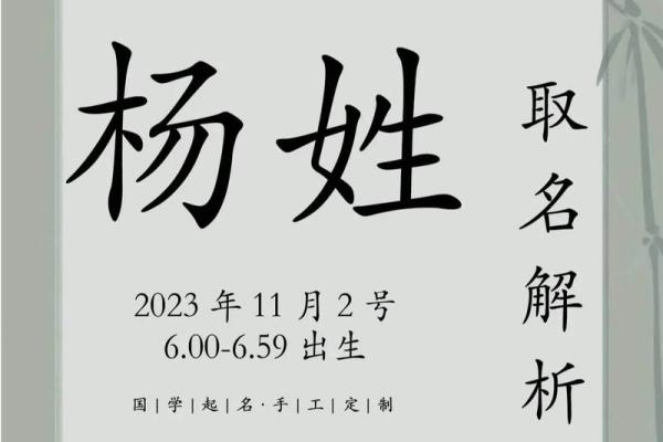 杨姓起名技巧：如何为宝宝选一个寓意深远的名字