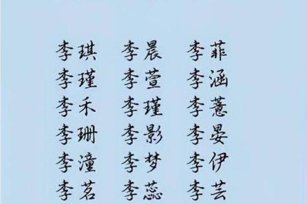 李姓男孩女孩起名指南，助你选择完美名字