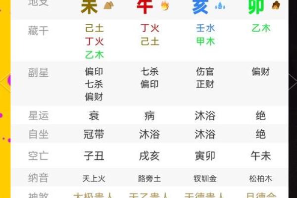 辛金地支在命理中的作用与影响