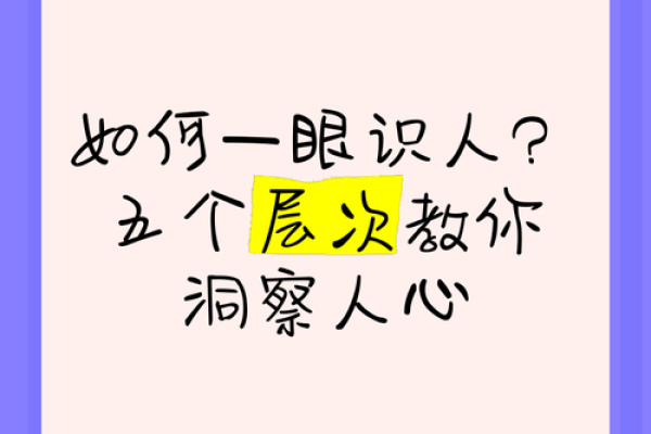 一招识人，面相教你洞察人心，掌握命运