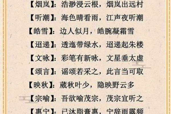 寓意美好：宝宝名字的文化内涵与寓意