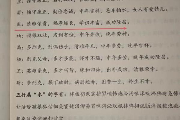 成字的五行属性解析