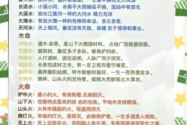 平五行属性的含义与应用解析