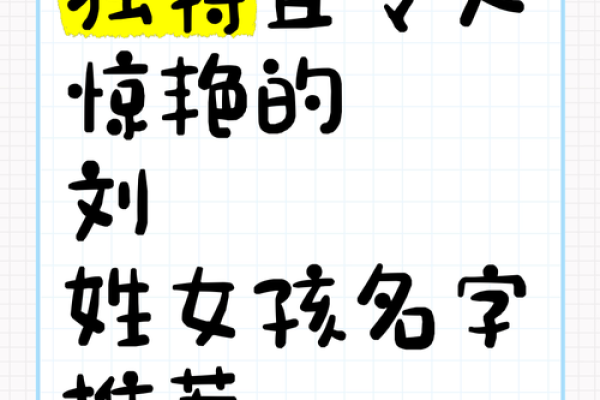 猪宝宝女孩刘姓命名创意集