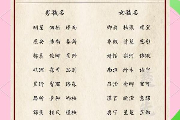 岳氏宝宝名字精选