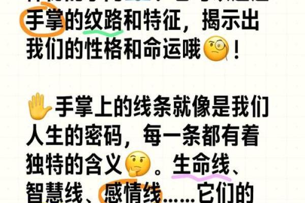 手相解读指南：解锁你的运势与性格密码