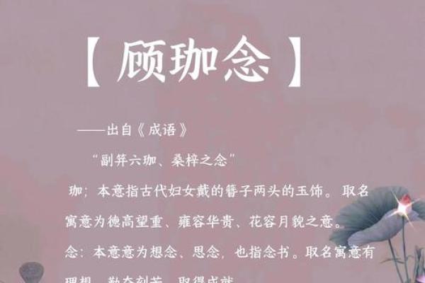 名字如诗，列子讲述经典命名艺朿