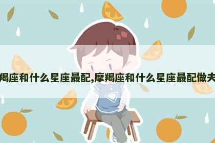 摩羯座和什么星座最配,摩羯座和什么星座最配做夫妻