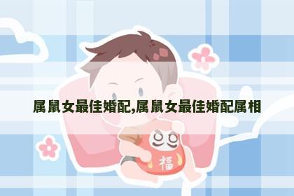 属鼠女最佳婚配,属鼠女最佳婚配属相