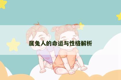 属兔人的命运与性格解析