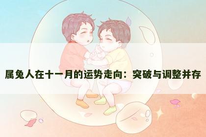 属兔人在十一月的运势走向：突破与调整并存