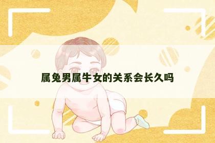 属兔男属牛女的关系会长久吗