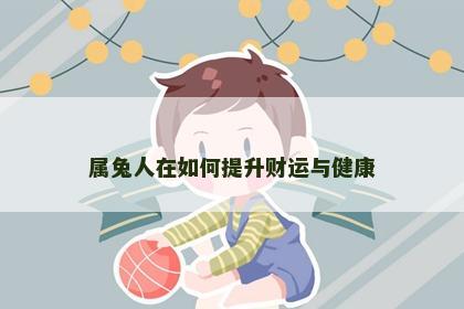 属兔人在如何提升财运与健康