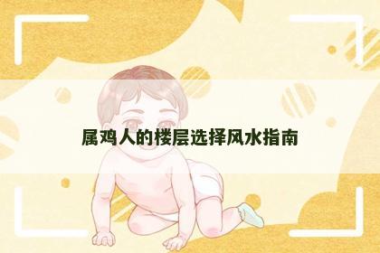 属鸡人的楼层选择风水指南