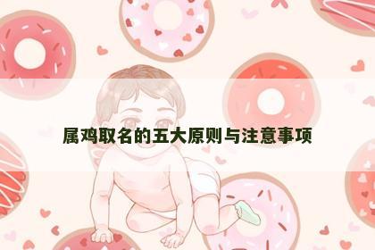 属鸡取名的五大原则与注意事项