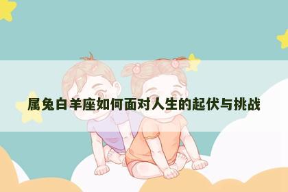 属兔白羊座如何面对人生的起伏与挑战